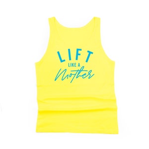 Lift Like a Mother - Unisex JERSEY Tank | Workout Tanks | Graphic Tee | Mom Tanks | Workout Shirt For Moms | Mom Life Tanks | Gym Tanks |