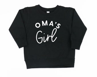 Oma's Girl - Suéter para niños / Suéter para niñas pequeñas / Suéter para niñas / Oma's Girl / Suéter para niñas / Niña de la abuela