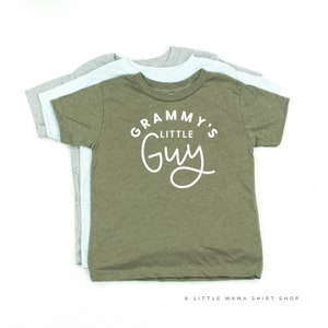Grammy&#39;s Little Guy | Toddler Boy Shirt | Shirts for Little Boys | Gram&#39;s Guy | Little Boy Shirts | Baby Boy Shirt | Grandma&#39;s Boy | |