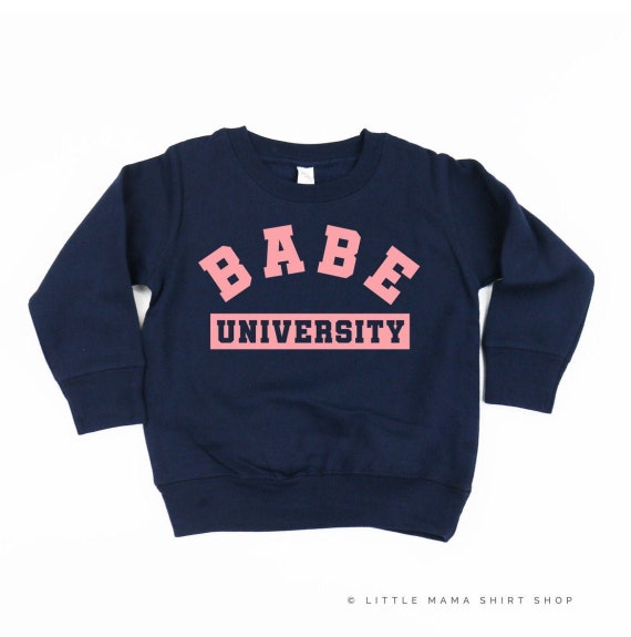 Babe Universiteit De Sweater van het meisje Trui voor | Etsy België