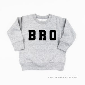 BRO - Varsity - Child Sweater | Sweater for Kids | Kid Sweatshirt | Toddler Shirt | Brother Graphic Sweater | Toddler Sweatshirt