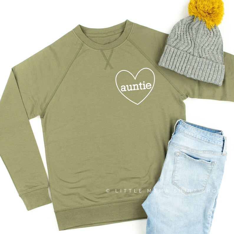 Aunt Shirt Auntie Shirt Aunt Christmas Gift Crewneck Sweater Auntie \u00a9 Auntie Sweater Shirts for Aunts
