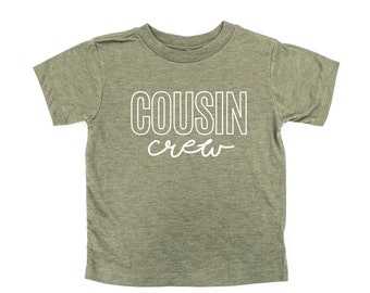 Cousin Crew - Design #2 - Short Sleeve Child Shirt | Cousin Shirts for Kids | Cousin Bodysuit | Adult Cousin Shirts | Cousins | Graphic Tee