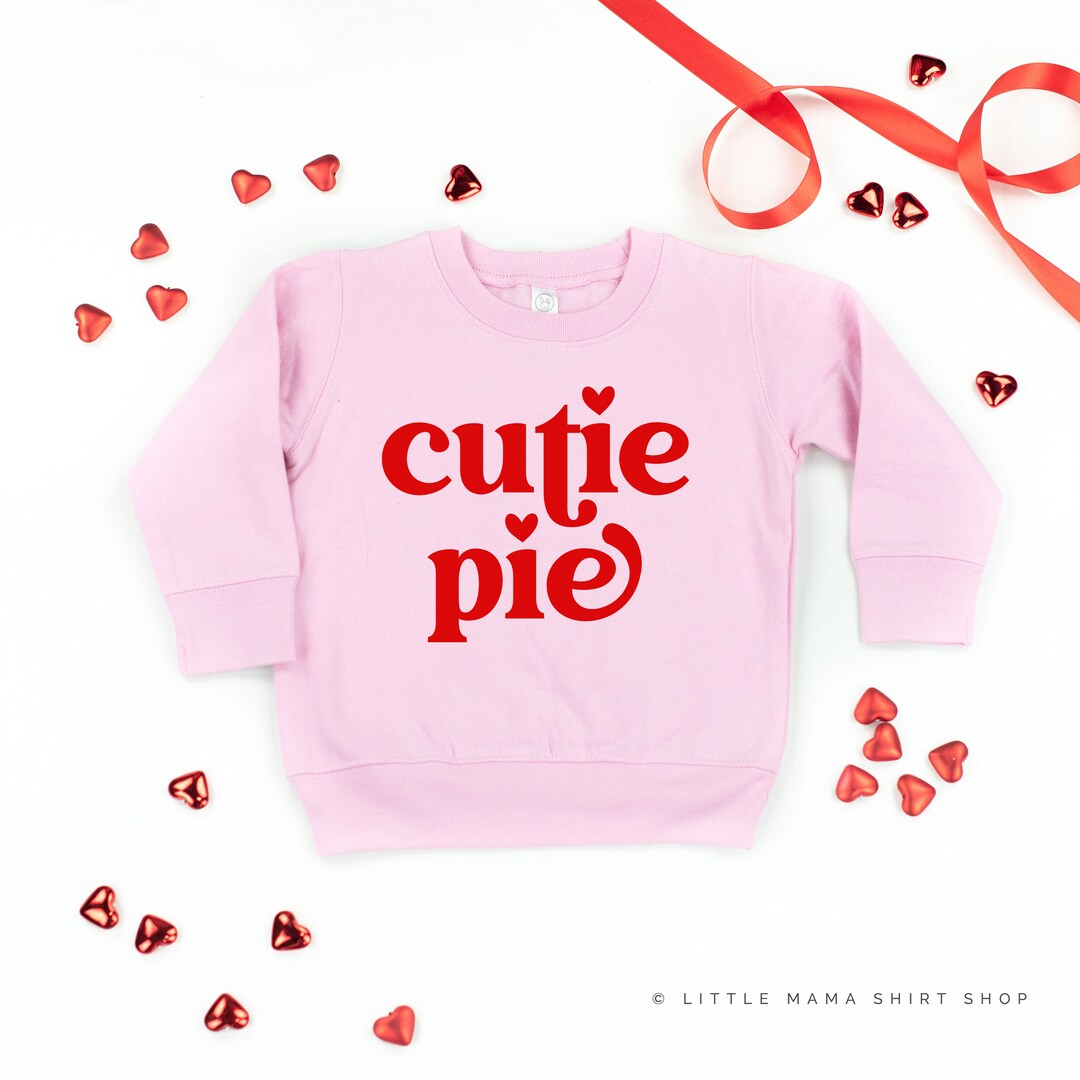 Cutie Pie Child Sweater Valentine Sweater Valentine Sweater for Kids