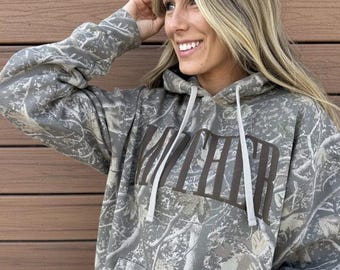 Core Camo Hoodie - MOTHER (Puff Print) | Fall Camo Hoodie