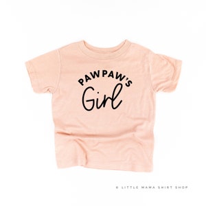 Pawpaw&#39;s Girl | Toddler Girl Shirt | Shirts for Little Girls | Pawpaw&#39;s Girl | Little Girl Shirts | Baby Girl Shirt | Pawpaw&#39;s Girl |