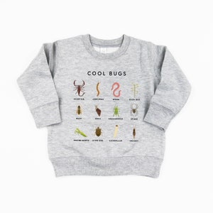 Cool Bugs (Gráfico) - Suéter para niños / Camiseta gráfica para niños / Camiseta gráfica de insectos / Camisa para niños / Coleccionista de insectos / Just Roll With It / Cool Kid /