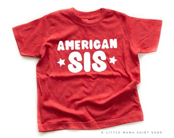American Sis - Child STAR Tee | Fourth of July Shirt | Kids Patriotic Outfit | Kids 4th of July Shirts | Memorial Tee | USA Accessories |