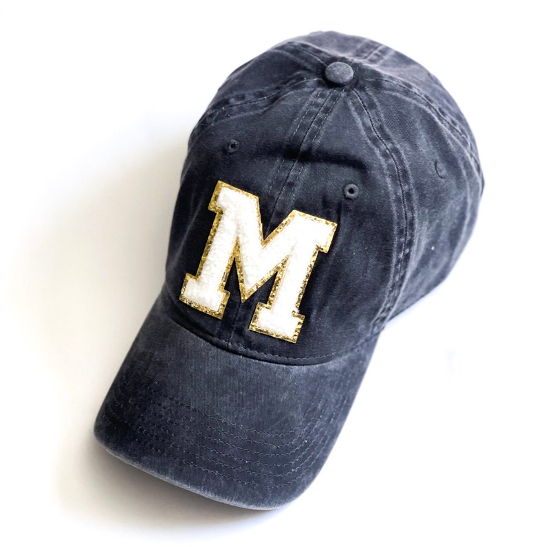 ADULT SIZE - Limited Edition Varsity Initials - Heather Black W/ White ...