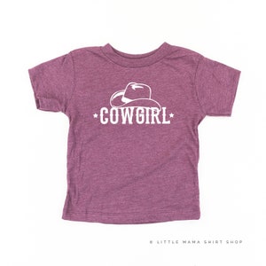 COWGIRL Child Shirt Kids Graphic Tee Kids Rodeo Shirt Kids Western Shirt Girls Graphic Tee Kids Cowgirl Tee Graphic Shirt image 4