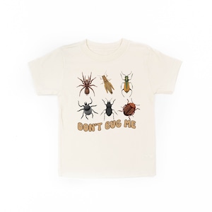 No me molestes - Camisa infantil de manga corta / Traje de primavera para niños / Coleccionista de insectos / Simplemente rueda con él / Niño genial / Camiseta gráfica para niños / Camiseta de insectos