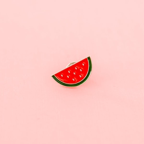 LMSS® Pin - WASSERMELONE | Mama Accessoires | Federbrosche | Mom Accessoires für den Frühling | Accessoires für den Frühling | Sommer Pin | Obst Pin