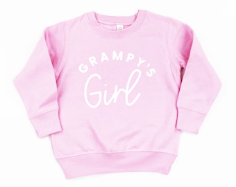 Grampy's Girl - Child SWEATER | Toddler Girl Sweater | Sweater for Little Girls | Grampy's Girl | Little Girl Sweater | Grandpa's Girl |