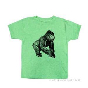 GORILLA - Child Shirt | Toddler Shirt | Kid Shirt | Littler Girl Shirt | Little Boy Shirt | Zoo Shirts | Shirts for the Zoo | Child Tees |
