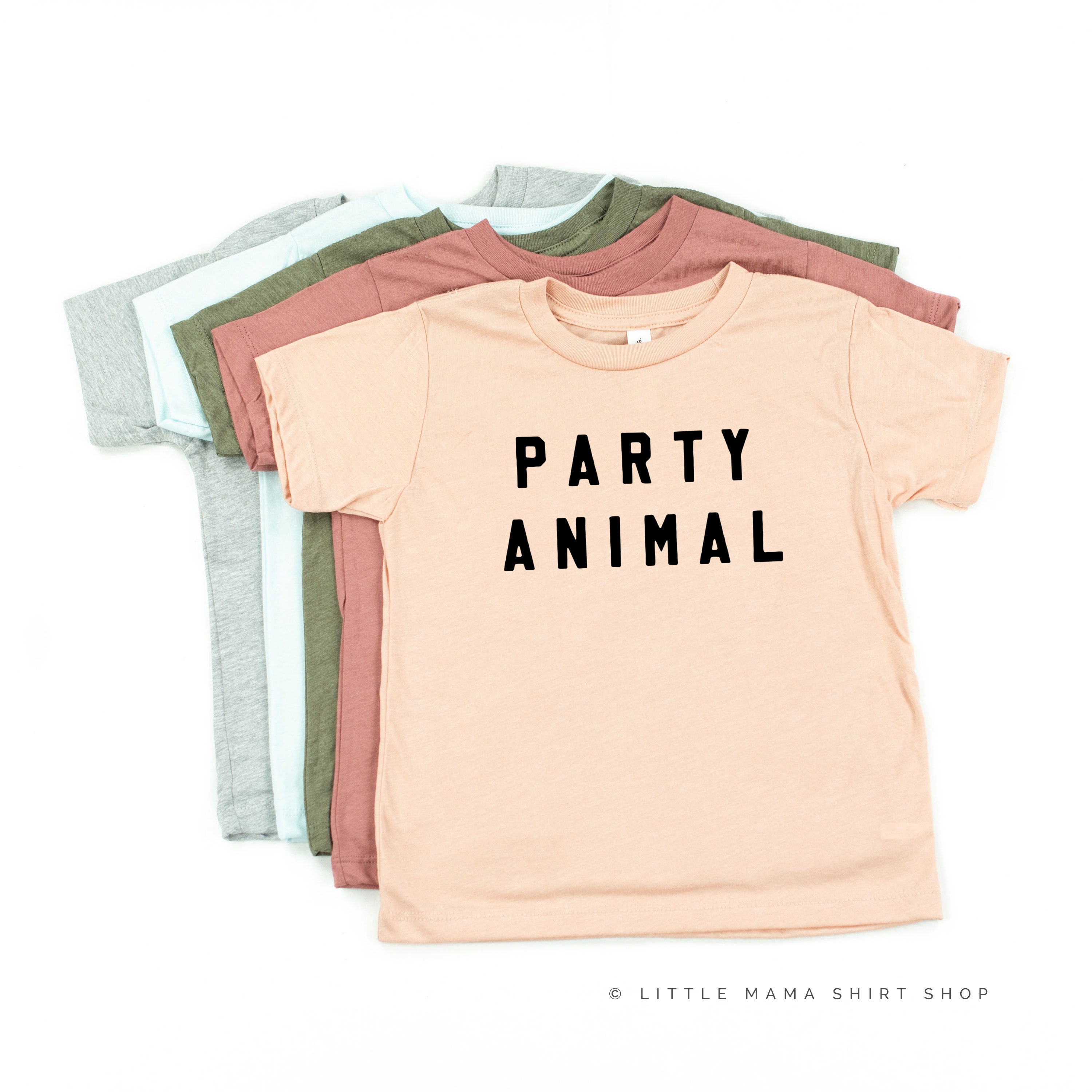 Party Animal-BLOCK FONT © Toddler Shirt Birthday Shirt | Etsy