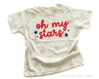 Oh My Stars - Child STAR Tee | Fourth of July Shirt | Patriotic Outfit | Kids Accessories | Memorial Day Tee | USA Proud | All American Kid