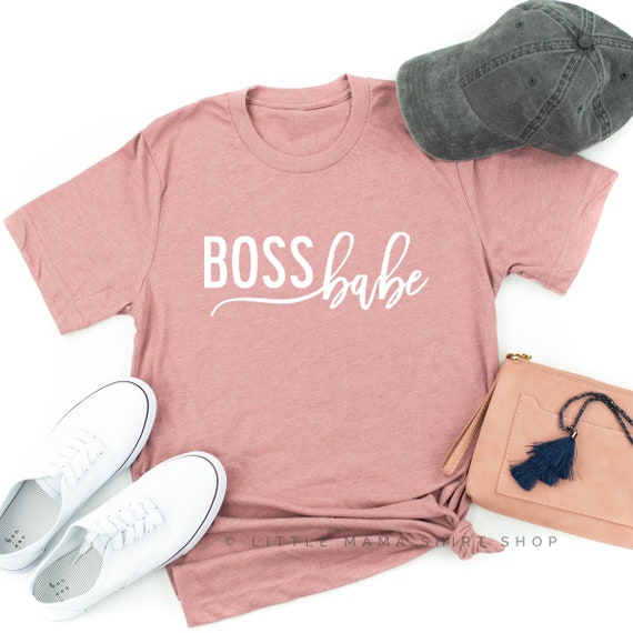 Boss Babe shirt girl boss Shirt Lady Boss Shirt Trendy Etsy