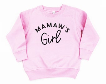 Mamaw's Girl - Suéter para niños / Suéter para niñas pequeñas / Suéter para niñas / Mamaw's Girl / Suéter para niñas / Niña de la abuela