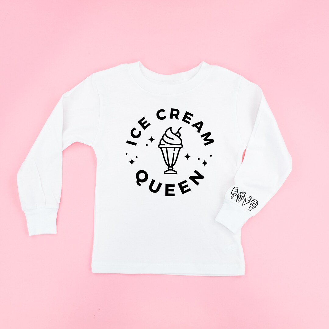 Ice Cream Queen - Full Size - Ice Cream Wrist Detail - LONG SLEEVE ...