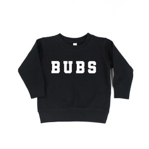 BUBS - Varsity - Child Sweater | Sweater for Kids | Kid Sweatshirt | Toddler Shirt | Brother Graphic Sweater | Toddler Sweatshirt