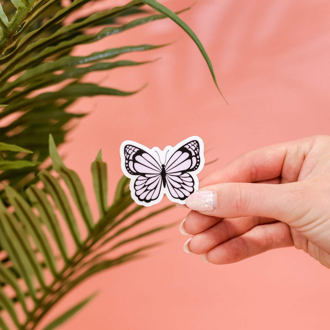 LMSS® Sticker - PURPLE BUTTERFLY | Butterfly Sticker | Trendy Stickers ...