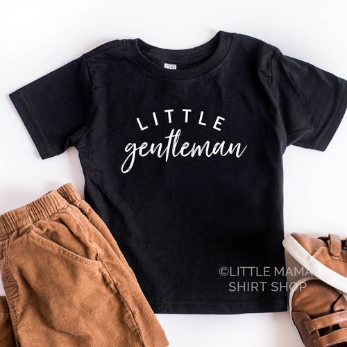 Little Gentleman Shirt Toddler Shirts Little Boy Shirts Etsy