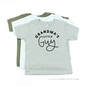 Grandma&#39;s Little Guy | Toddler Boy Shirt | Shirts for Little Boys | Gram&#39;s Guy | Little Boy Shirts | Baby Boy Shirt | Grandma&#39;s Boy | |
