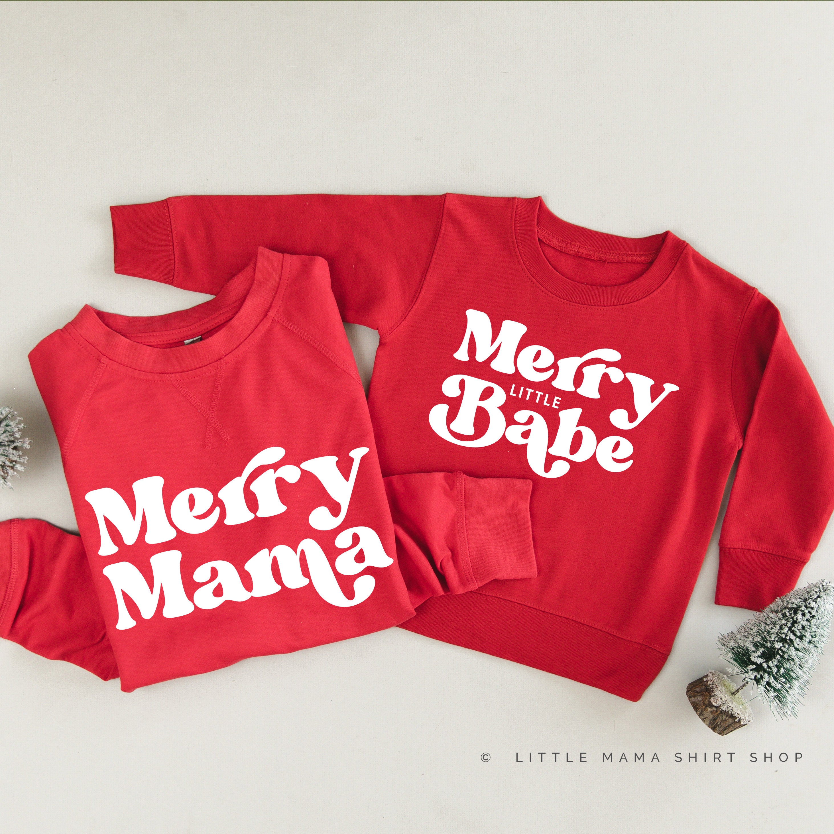 Mommy and Me Christmas Sweater - Etsy