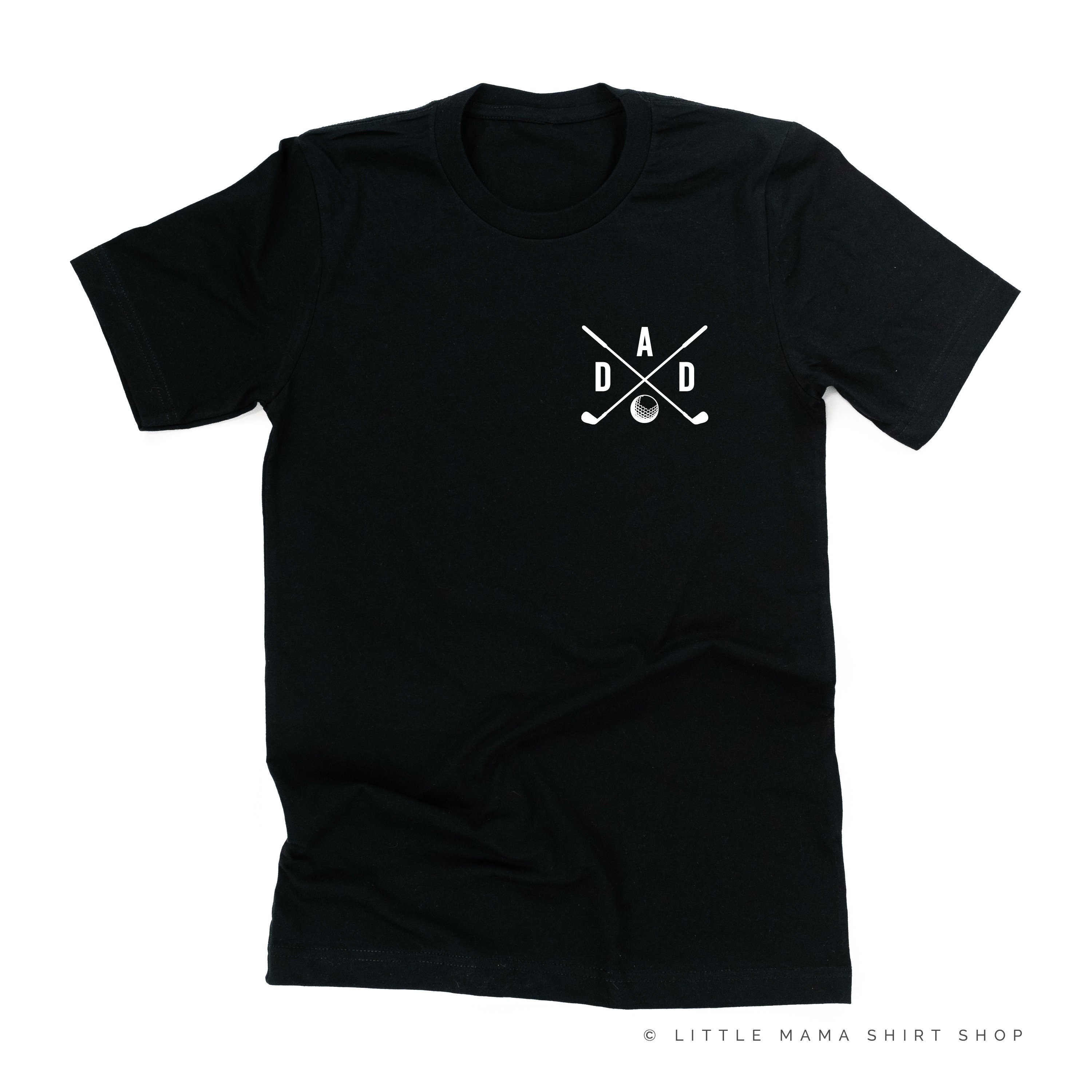 DAD - GOLF CLUBS - Pocket Design - Unisex Tee | Dad Shirts
