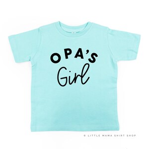 Opas Mädchen | Kleinkind Mädchen Shirt | Shirts für Kleine Mädchen | Opas Mädchen | Mädchen T-Shirts | Baby Mädchen Shirt | Opas Mädchen |