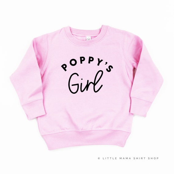 Poppys Girl Pull enfant de pull pour fille en bas age Pull pour petites filles La fille de grand pere pull pour petite fille La fille de grand pere Etsy France