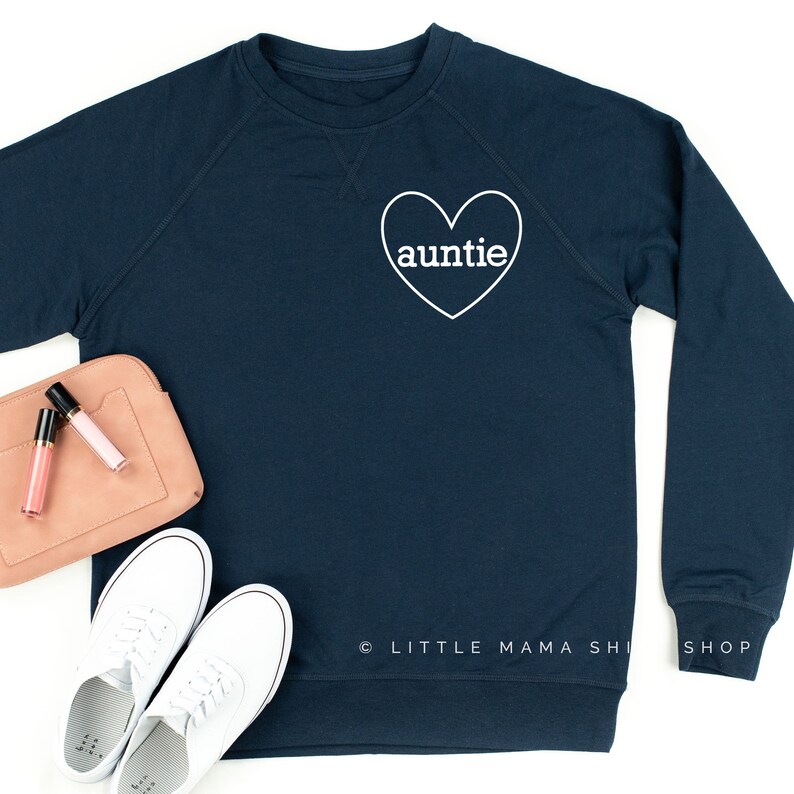 Aunt Shirt Auntie Shirt Aunt Christmas Gift Crewneck Sweater Auntie \u00a9 Auntie Sweater Shirts for Aunts