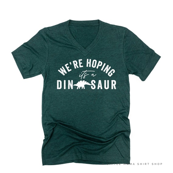 We're Hoping It's A Dinosaur T Shirt Mamasaurus Pregnancy We're Hoping It's A Dinosaur T Shirt Mamasaurus Pregnancy