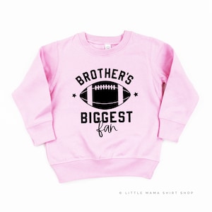 Brother's Biggest Fan (FOOTBALL) | Kid Sweater | Sweater for Kids | Kid Sweatshirt | Toddler Shirt | Toddler Sweatshirt | Graphic Sweater |