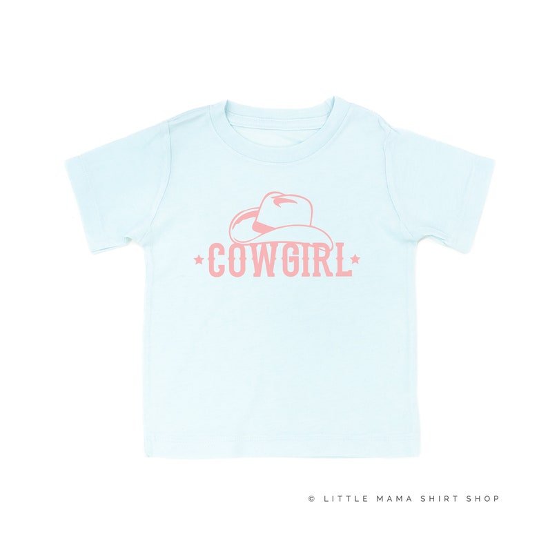 COWGIRL Child Shirt Kids Graphic Tee Kids Rodeo Shirt Kids Western Shirt Girls Graphic Tee Kids Cowgirl Tee Graphic Shirt image 7