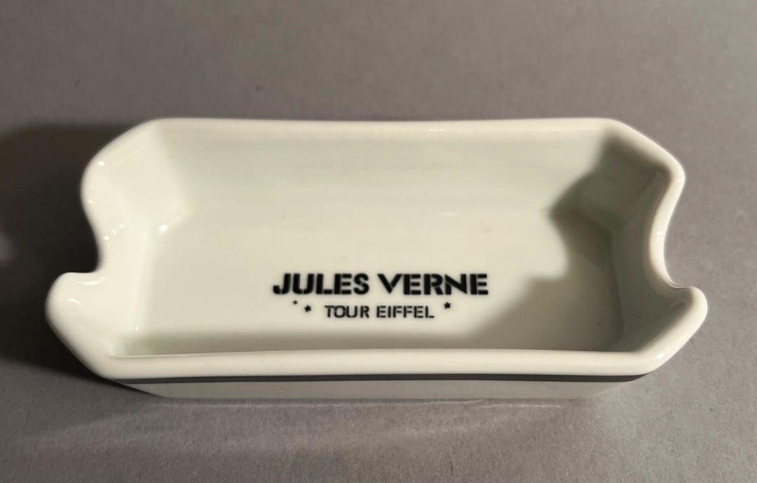 Cendrier Vintage Yves Deshoulières Porcelaine Apilco France - Rare - Collection