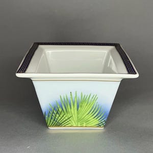 Vintage Versace for Rosenthal "Jungle" Porcelain Cache Pot, Planter