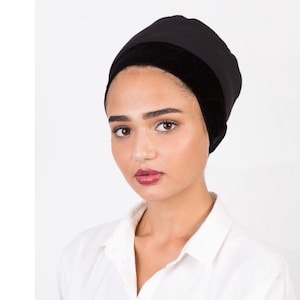 Boubou Mouss Adjustable Volumizer Shaper, Mid-Height, Bobo Tichel Base for Under Mitpachat, Hijab, Head Covering, Headwrap Volume Hair Cover