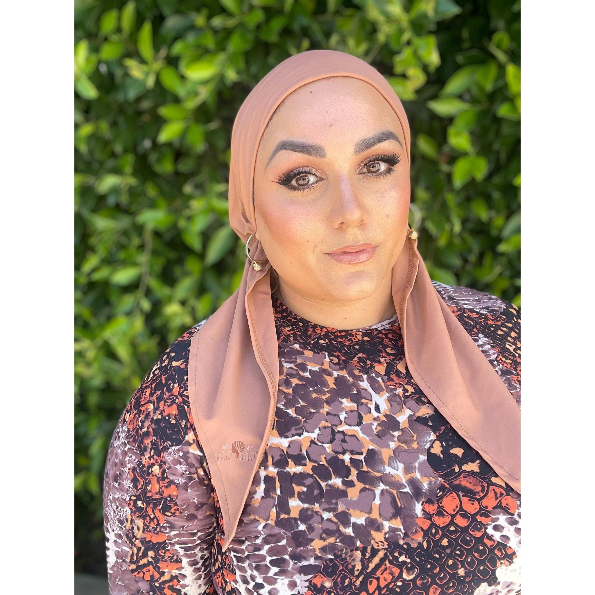 Swim Pre Tied Non-slip Headscarf for Women, Multi Options  display picture 2