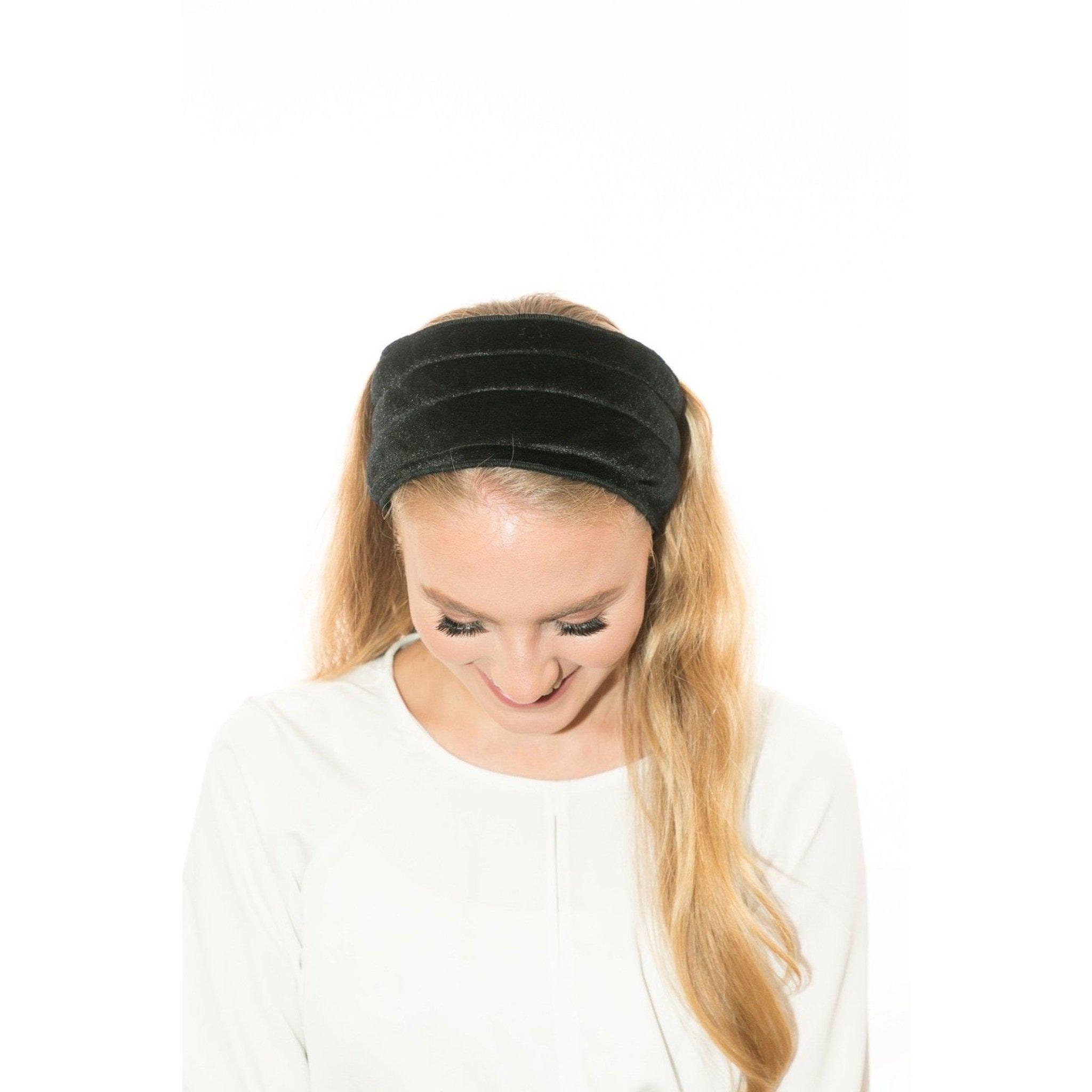 Adjustable Volume Velvet Headband, Non-slip, Accessory for  display picture 3