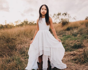Black \u0026 Red HI-LO Tulle Skirt/high Low 