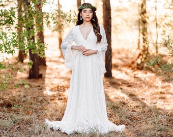 flowy dresses for wedding