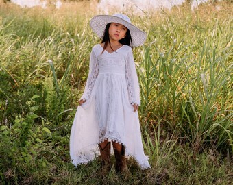 white baptism dress size 8