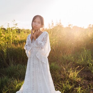 Hippie flower girl dress outlet