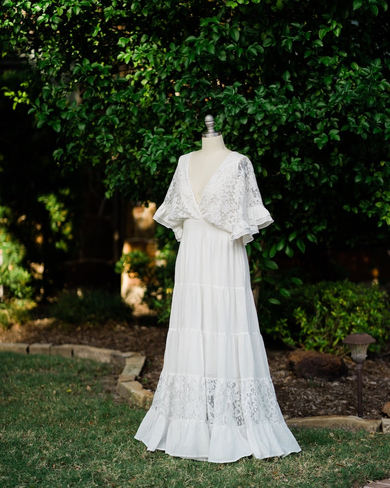 etsy plus size wedding dress