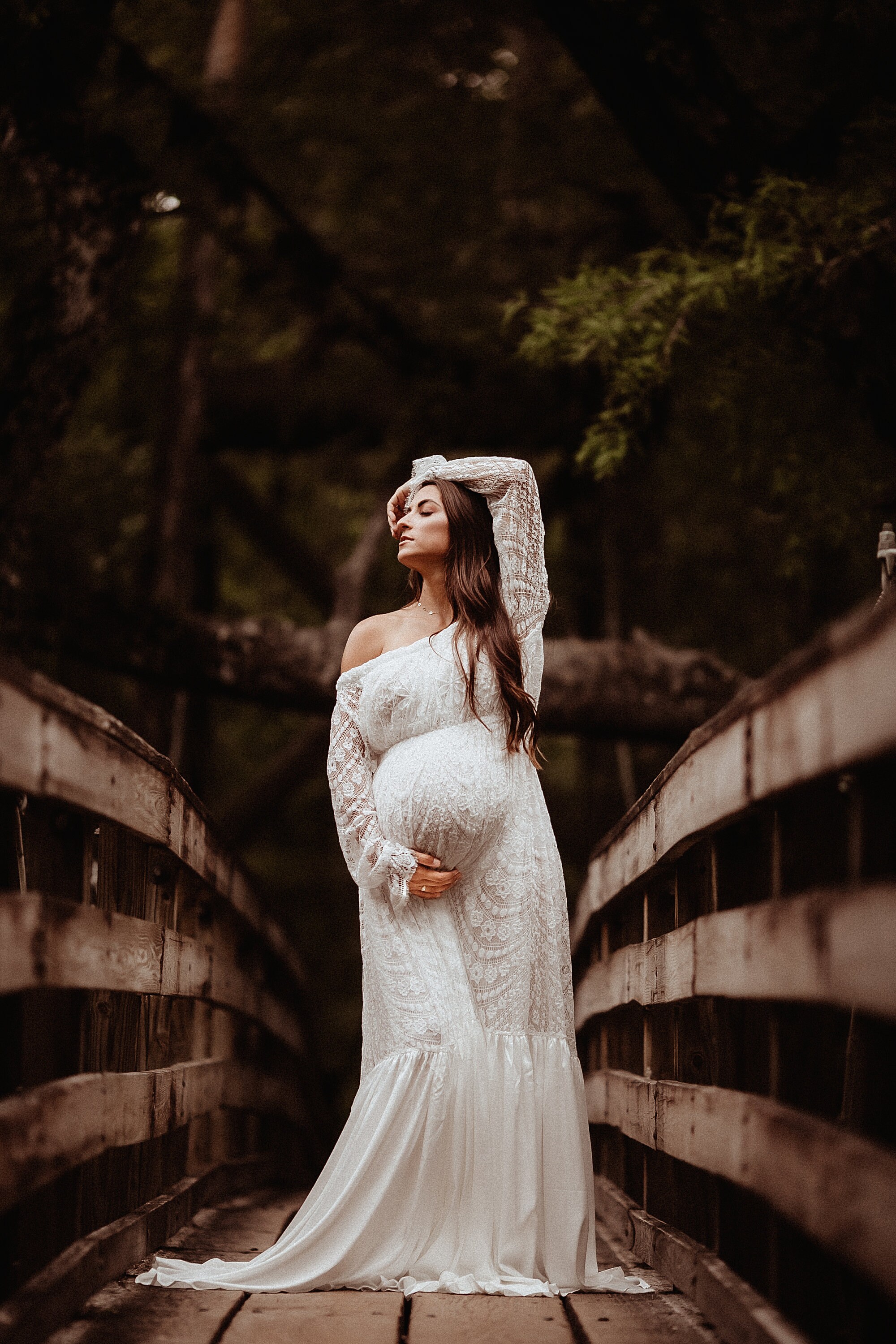 Off Shoulder Maternity Wedding Dress Pregnancy Bridal Gown | Etsy