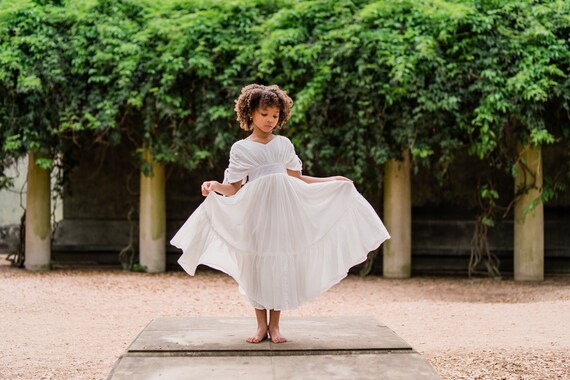 lds white baptism dress
