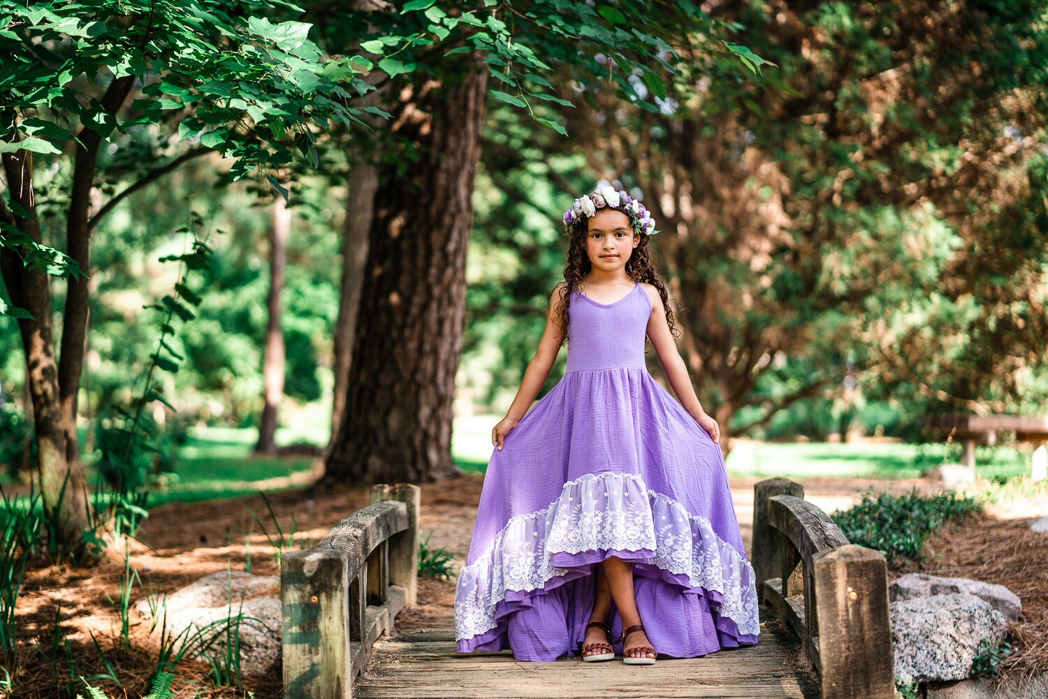 Little Girl Summer Birthday Dress Baby Flower Girl Dress Etsy
