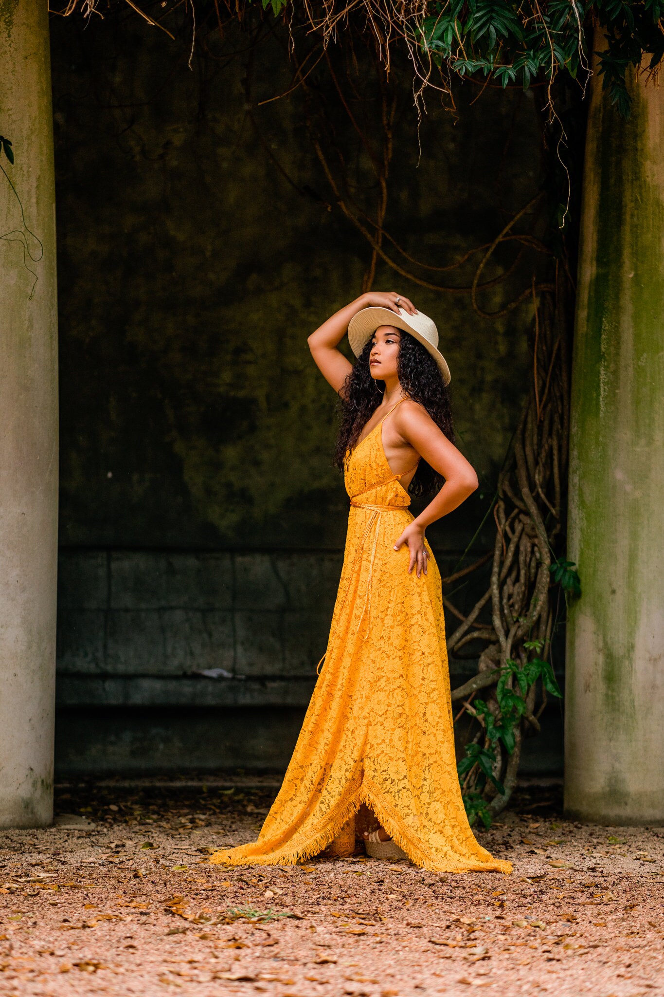 Mustard Yellow Wedding Dress Non Traditional Wedding Dress Etsy