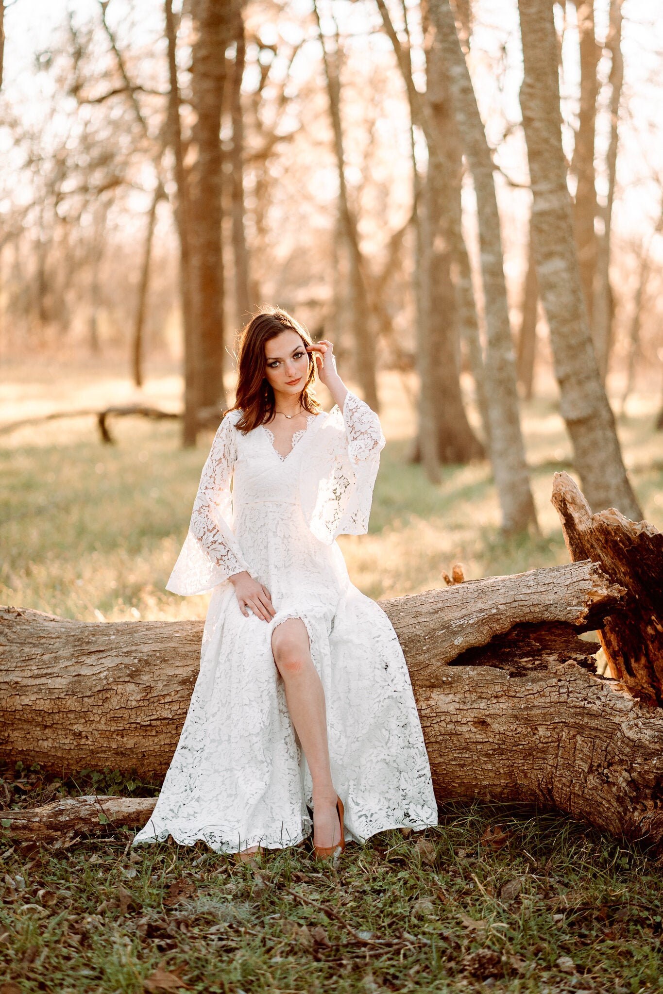 Fairycore Wedding Dress Celtic Boho 